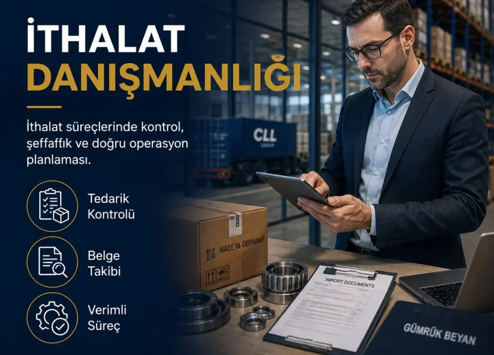 CLL Group ithalat danışmanlığı — tedarik kontrolü ve belge takibi